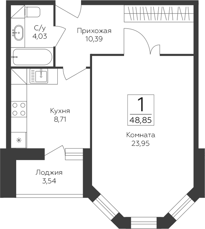 1-комн. Пахра Сити