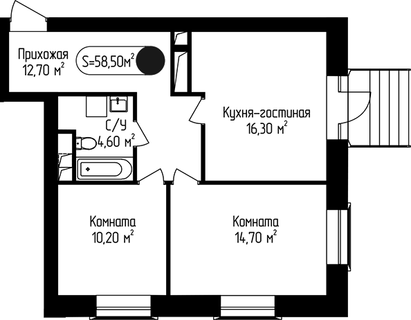 2-комн. Пение Птиц