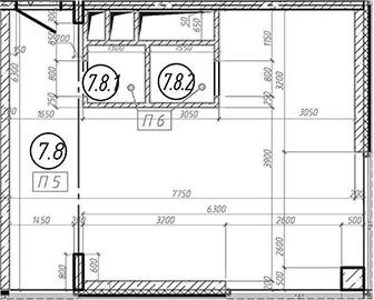 Студия, 45.2 м², 7/7 этаж, ЖК «МФЗ Сантерра»