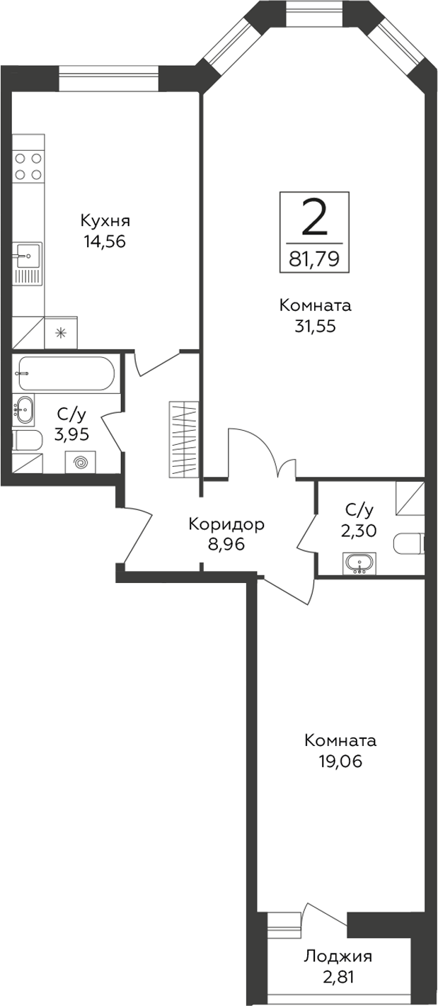 2-комн. Пахра Сити
