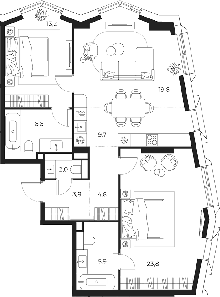 3-комн. МАСТЕРС
