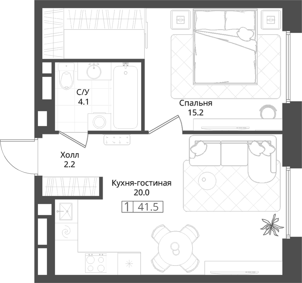 1-комн. Коллекция