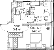 1-комн. СЕЗАР БУДУЩЕЕ
