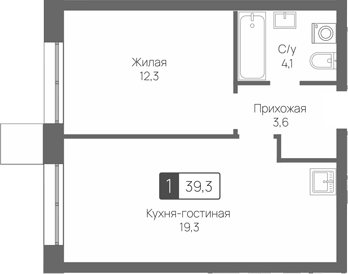 2-комн. Сити квартал Отрада