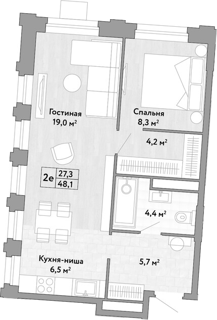 2-комн. Новые Смыслы