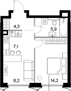 2-комн. 26 ПАРКВЬЮ