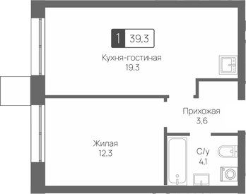 2-комн. Сити квартал Отрада