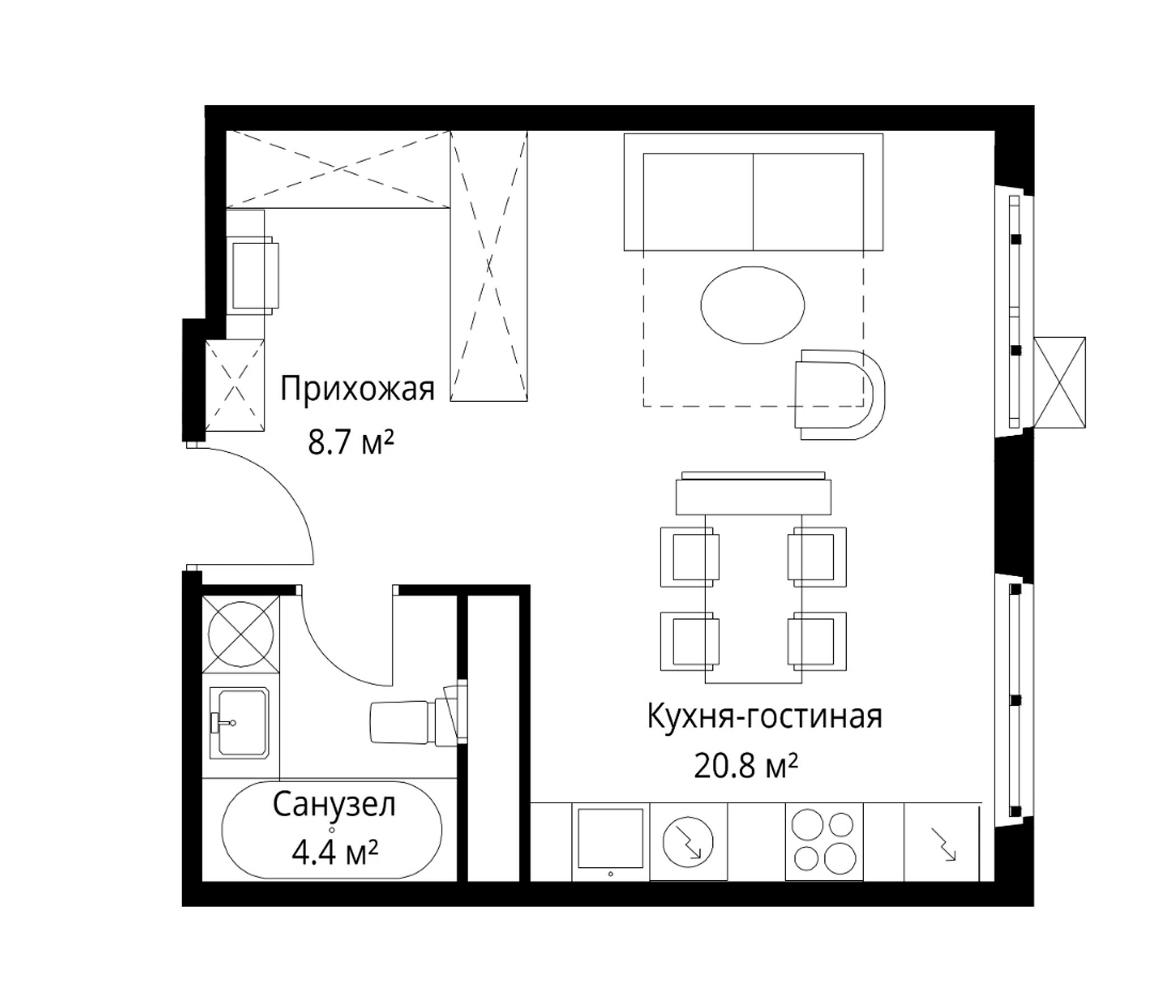 Студия У реки.Эко Видное 2.0