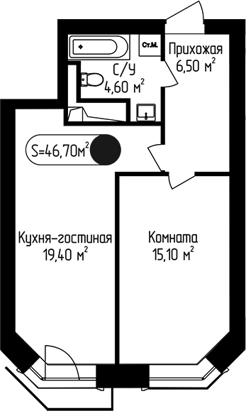 1-комн. Пение Птиц