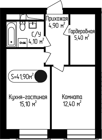 1-комн. Пение Птиц