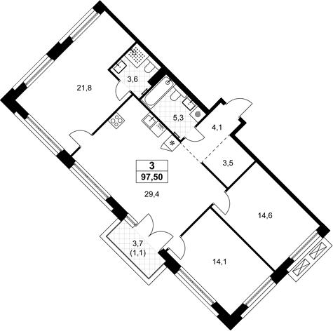 4-комн. Хольм