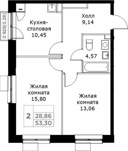 2-комн. КИТ