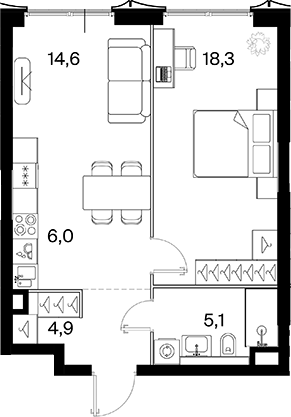 2-комн. 26 ПАРКВЬЮ