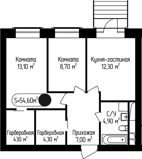 2-комн. Пение Птиц