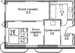 2-комн. Наметкин Тауэр