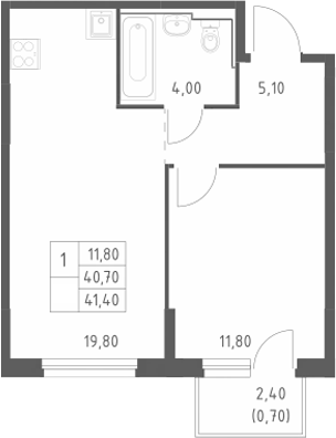 2-комн. Химки Парк