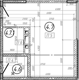 Студия, 33.5 м², 4/7 этаж, ЖК «МФЗ Сантерра»