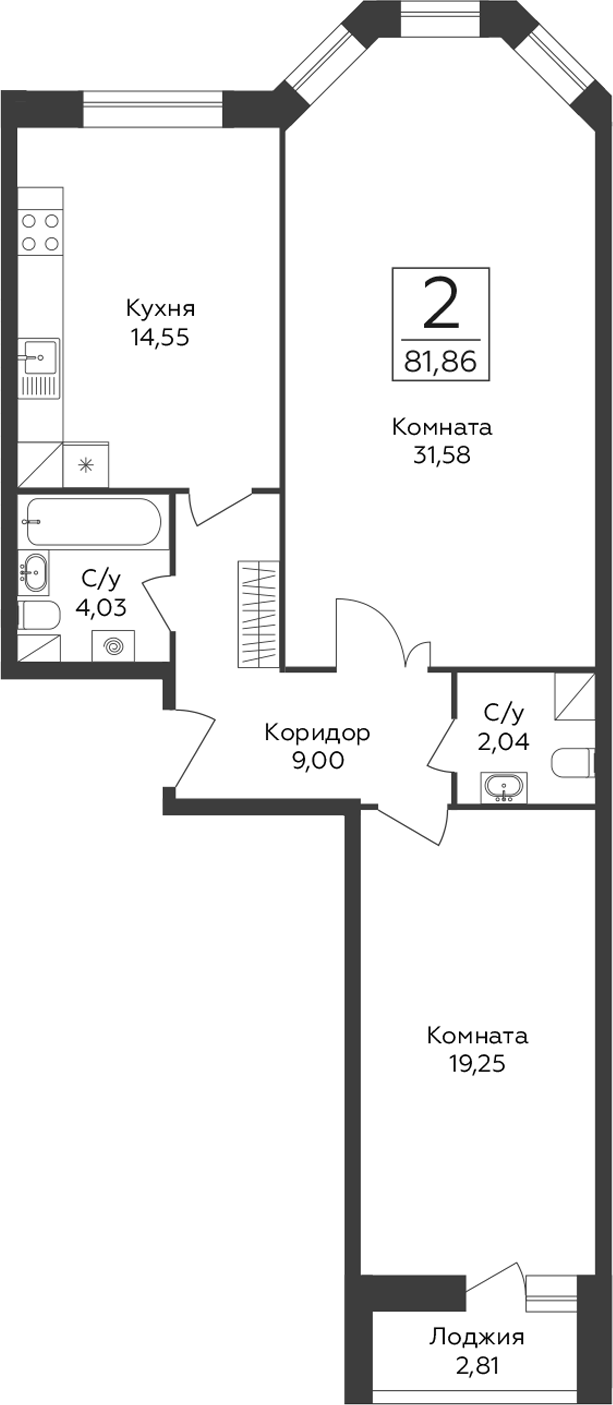 2-комн. Пахра Сити