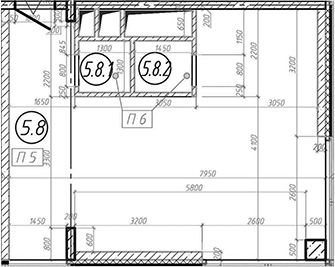Студия, 45.2 м², 5/7 этаж, ЖК «МФЗ Сантерра»