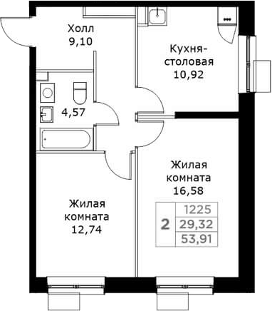 2-комн. КИТ