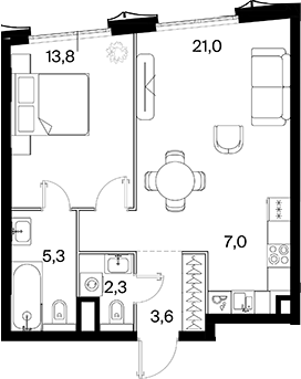 2-комн. 26 ПАРКВЬЮ
