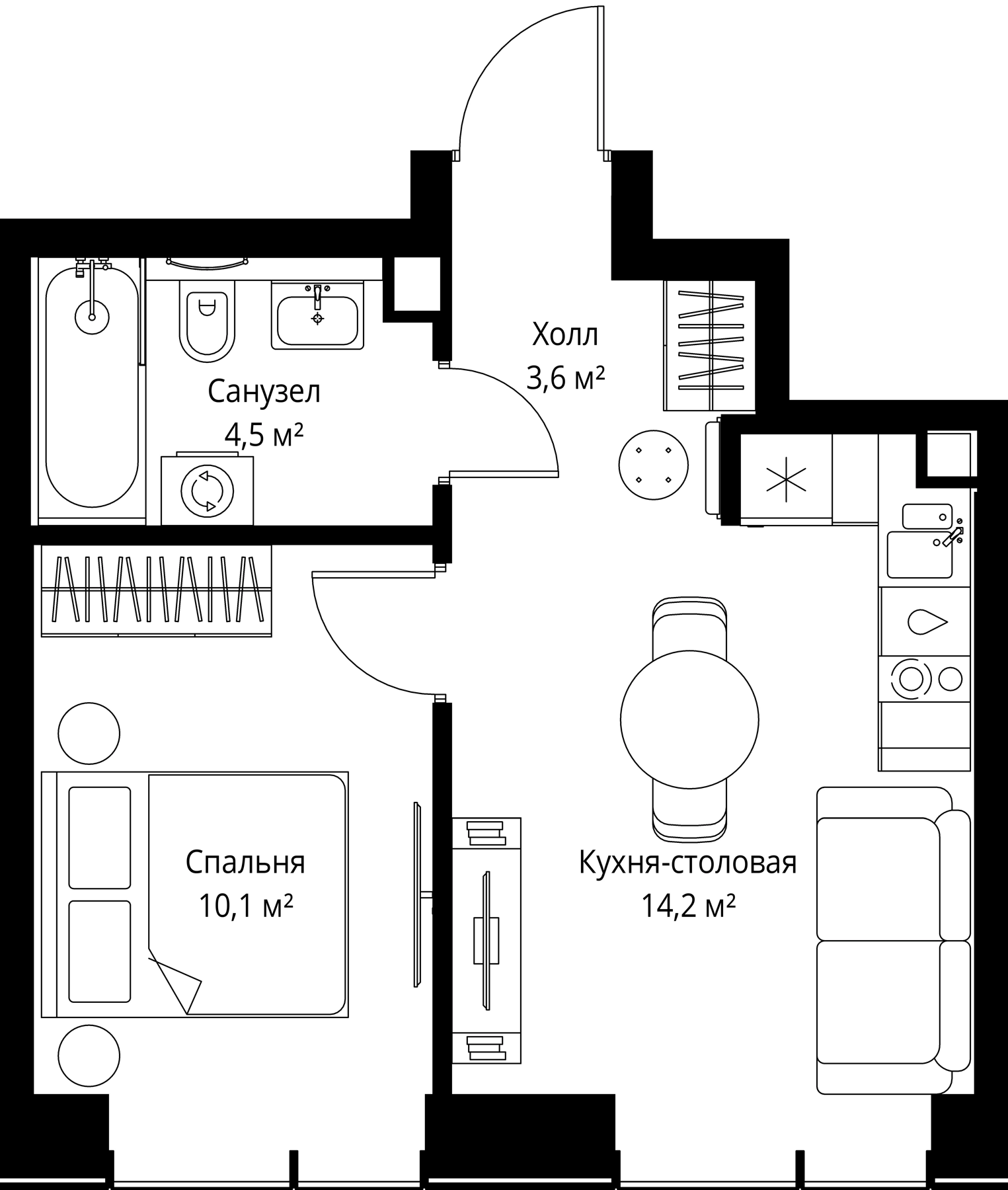 2-комн. Веер