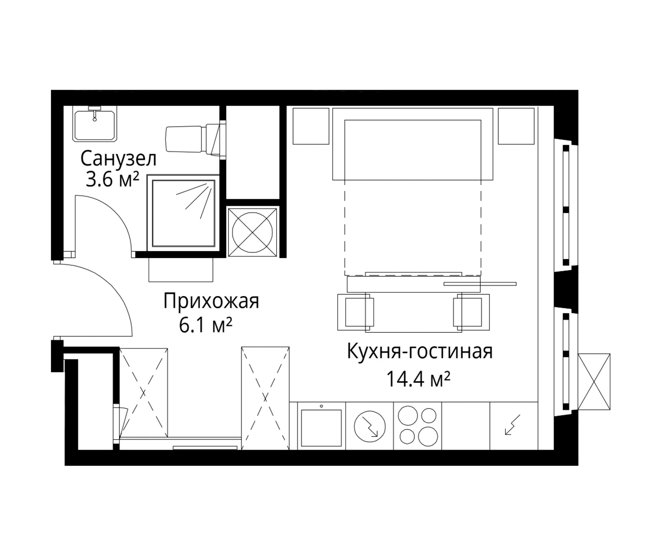 Студия У реки.Эко Видное 2.0