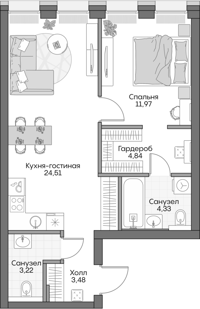 2-комн. Инсайдер
