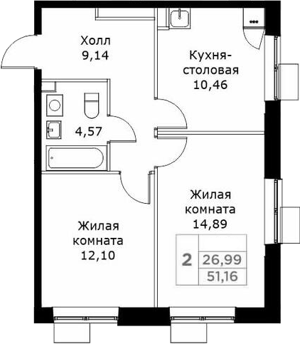 2-комн. КИТ