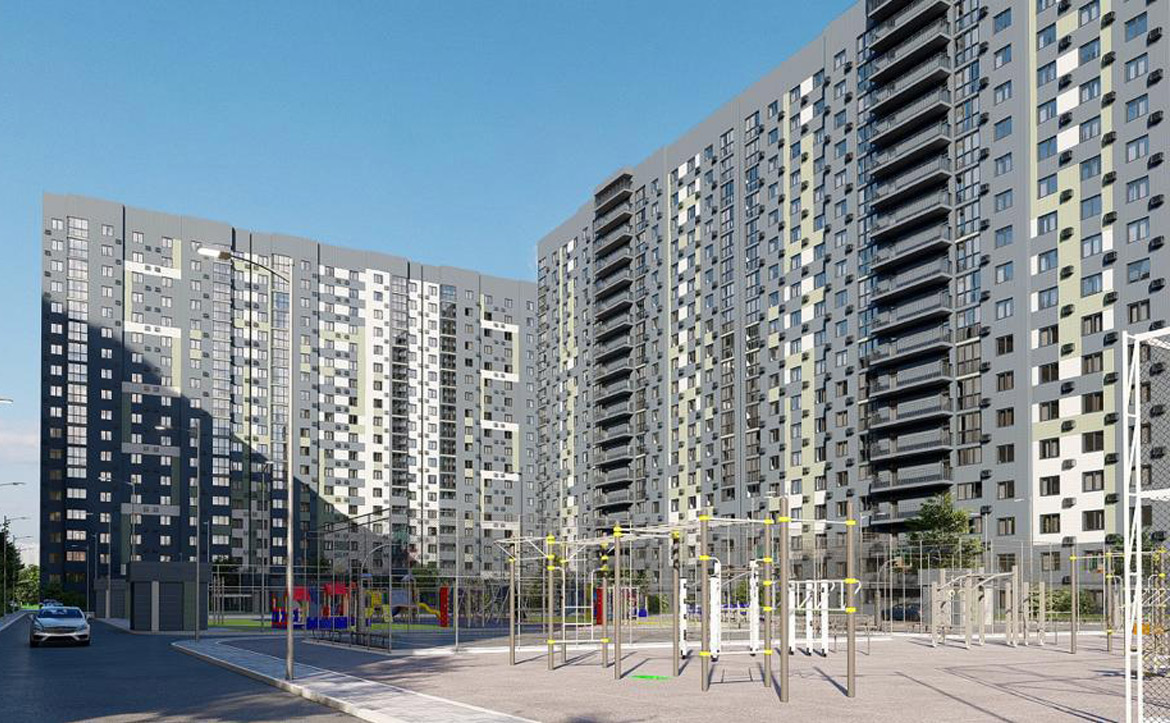 3-комн. квартира, 77.06 м² в ЖК Друг — фото 3