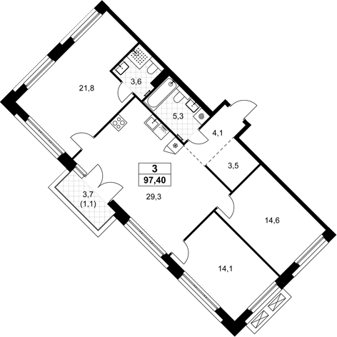 4-комн. Хольм