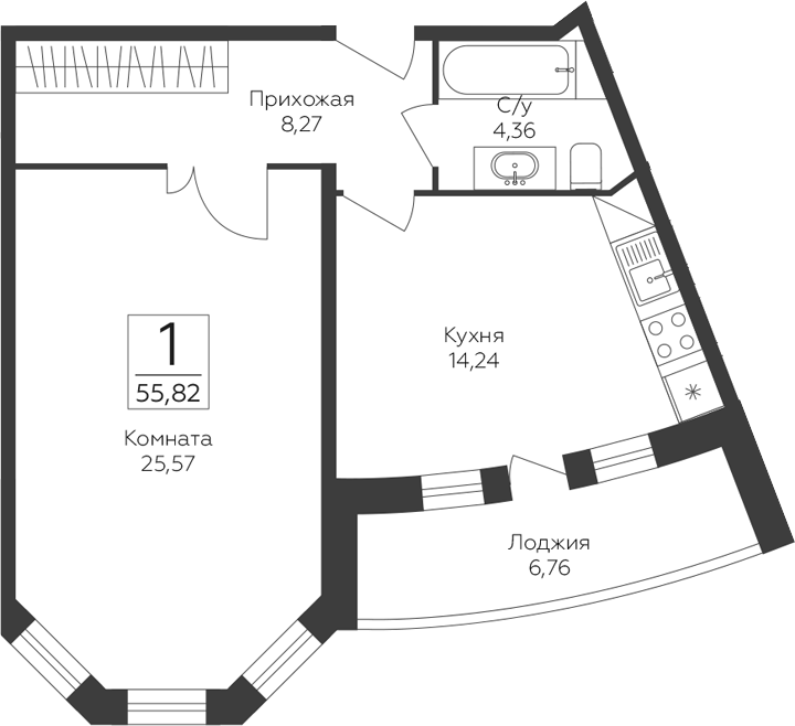 1-комн. Пахра Сити