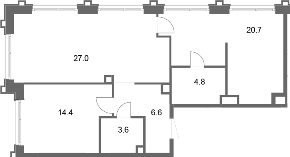 3-комн. ОМ Ботанический